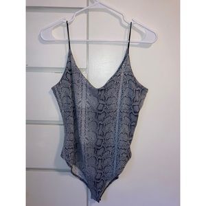 Snake skin bodysuit - Size MED